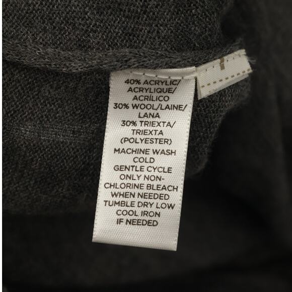 Ann Taylor Loft Women's Pullover Wool Blend Sweater Dolman Sleeve Size S Gray - Picture 4 of 4